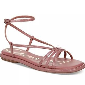 Circus NY by Sam Edelman Olana Strappy Flat Sandals Size 9 In Berry Blush